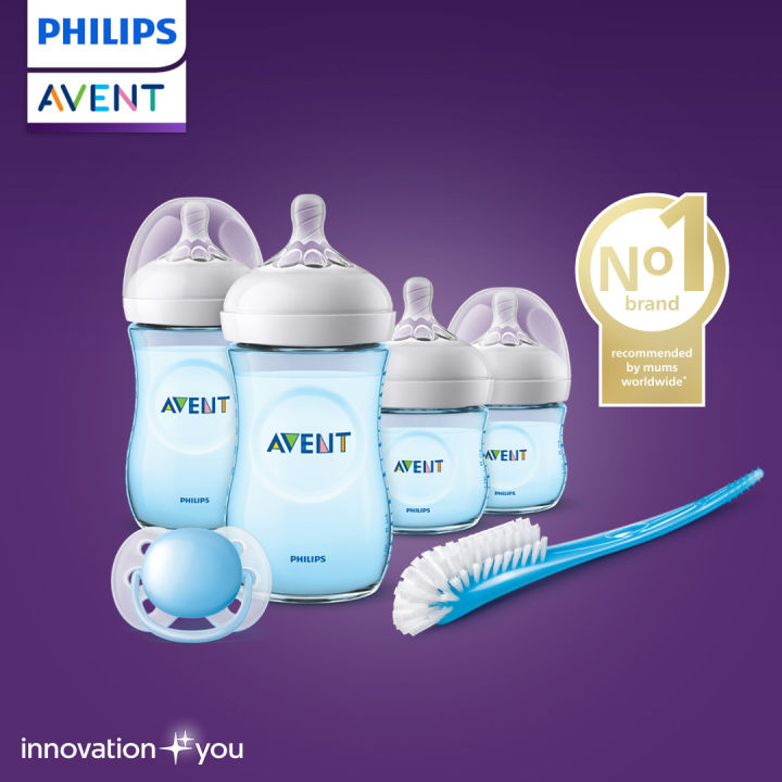Philips AVENT Natural Newborn Starter Set Blue Lazada PH