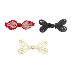 กระดุมปิดเครื่องรางจีน10ชิ้นกระดุมกี่เพ้ากระดุมปิดแบบจีนสำหรับเสื้อคาร์ดิแกนกันหนาว