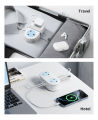 ORICO Portable Travel Power Strip Mini Socket with 2 USB Ports with 122cm Small Extension Cord【UK Plug】（AP3-2A2U1C-UK）. 