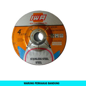 IWA BATU POLES FLEXIBLE METAL / BESI / GRINDING WHEEL Mata Gerinda Poles 4 inch  Double Layer 4