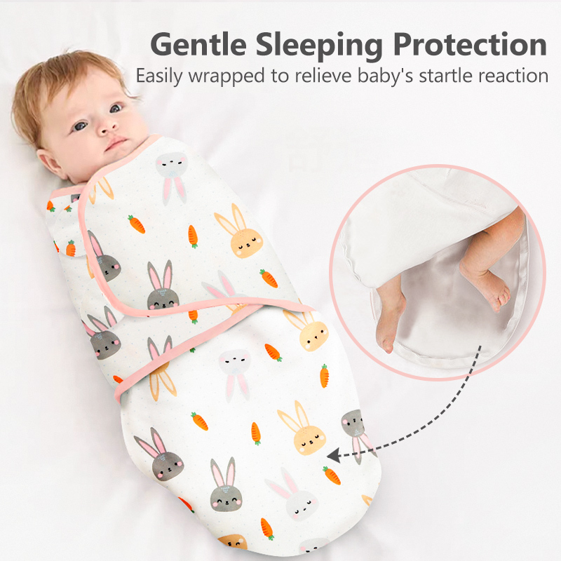 ผ้าห่อตัวเด็กอ่อน [Einmilk]ถุงนอนเด็กผ้าถักถุงนอนห่อตัว Baby Sleep Sack Knitted Cloth Swadling Sleeping Bag