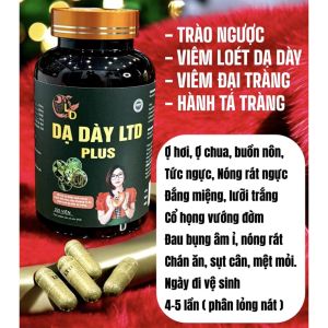 (2 mẫu cũ và mới) Dạ dày LTD Plus Dạ dày & đại tràng LTD L.T.D Lò Thị Dịu (225 viên) chính hiệu