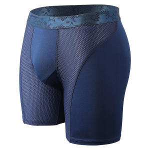 Mens Total Support Pouch Boxer Briefs Cooling Moisture Wicking Underwear Soft Breathable Elastic waistband Underpants 4 colors