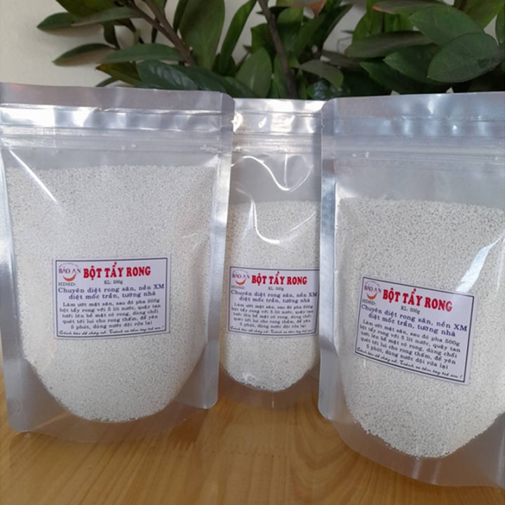 BỘT TẨY RONG RÊU TRÊN NỀN XI MĂNG BỊCH 400GR - BỘT TẨY RONG RÊU , KHỬ ...
