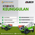 Traktor Quick KUBOTA KRONOS Lengkap Mesin Kubota 11 HP. 