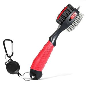 TEWUB 2 Chất lượng cao Golf Đồ thể thao Dụng cụ làm sạch Công cụ mài Phụ kiện chơi gôn Bàn chải câu lạc bộ gôn Máy làm sạch rãnh có thể thu vào