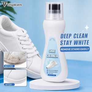Shoe Cleaner Foam With Brush Head White Sneaker Cleaning Kit Deep Clean Anti Yellow Shoe Care Home Use