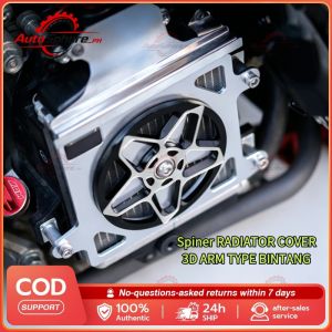 Arm Aluminum Radiator Cover Pray Pattern Durable Design For Nmax 155 Aerox V3 Pcx 160 Click 125 150