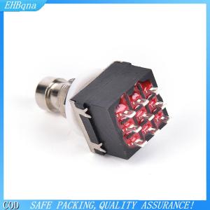 [COD] 1x 9-pin 3PDT Guitar Effects Pedal Box Stomp Foot Metal Switch True Bypass black