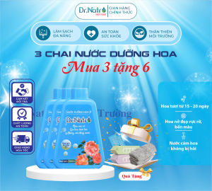 COMBO 3 CHAI NƯỚC DƯỠNG HOA DR NATRO 300ML GIÚP HOA TƯƠI LÂU TỪ 10-15 NGÀY