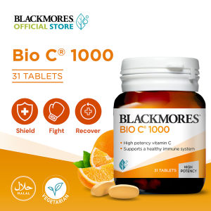 Blackmores Bio C 1000mg Vitamin C (30s) – Immunity Support In Less Acidic Formula