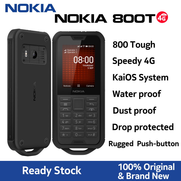 【Ready Stock】Nokia 800 Tough 4G Mobile Phone KaiOS WIFI Hotspot ...