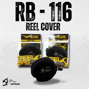 VFOX REEL COVER RB-116 Beg Mesin Pancing Low Profile Reel Cover Fishing Reel Pouch Reel Cover Baitcasting Fishing Bag