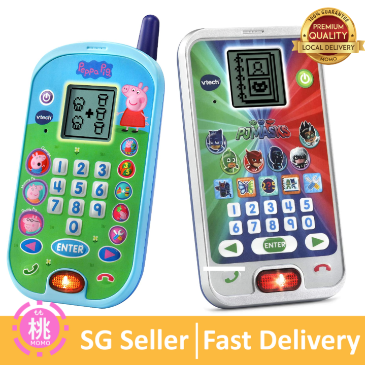 Peppa Pig Vtech Phone VTech Learning Phone Peppa Pig PJ Mask Let's