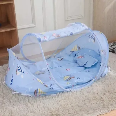 3in1 Baby Bed kelambu baby + tilam baby + bantal baby with pillow and mattress baby net bed TILAM BUAIAN