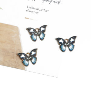 4pcs Alloy Enamel Charms Colorful Butterfly Pendant Charms For DIY Earrings Necklaces Bracelet Women Jewelry Accessories