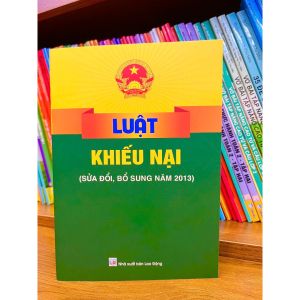 Sách - Luật Khiếu Nại (Sửa đổi bổ sung năm 2013) - ndbooks