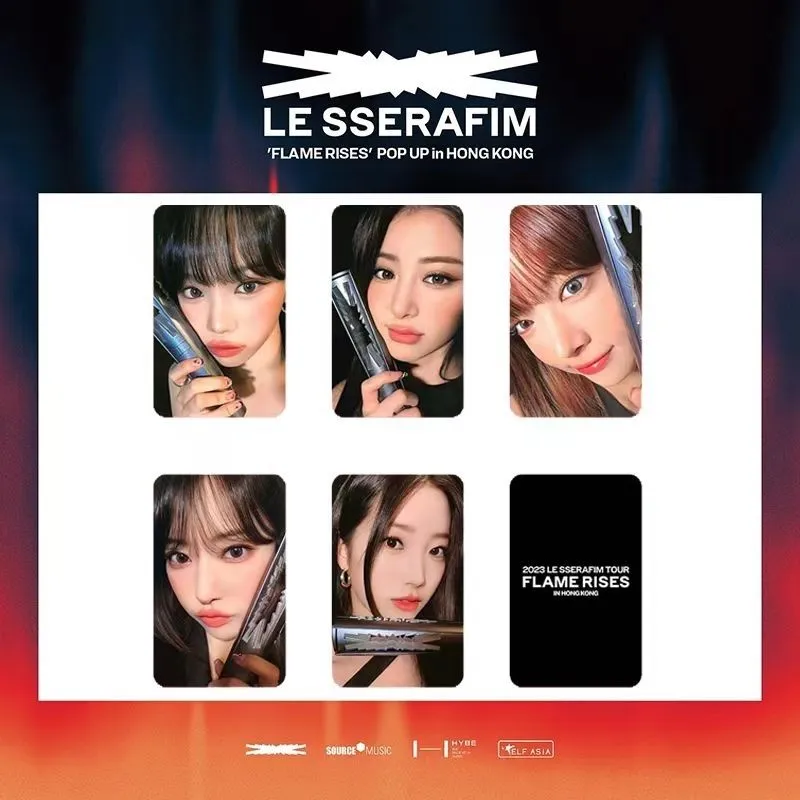LESSERAFIM Tour FLAME RISES PopUp in HongKong PhotoCards