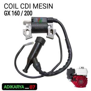 Cdi Koil Coil Mesin Honda Gx160 Gx200 Genset 2500-3500 Watt Coil CDI gx160