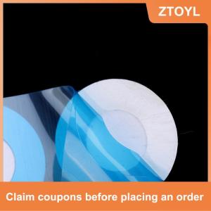 【ZTOYL】 48pcs tờ 20mm Tổng hợp giấy lọc sticker cho dưới miệng rộng Jar Nắp nấm trồng trọt Nguồn cung cấp