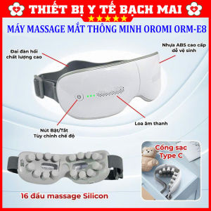 Máy Massage Mắt OROMI ORM-E8 - Massage các huyệt đạo quanh mắt thư giãn chống mỏi tăng cường thị lực trẻ hóa vùng da
