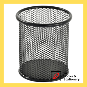 ASTAR Round/ Square Mesh Metal Pen Holder Multi-Functional - (1pc)
