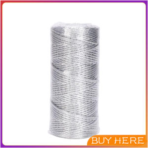 Buy Here ดิ้นสี เชือกห้อยป้ายแท็ก 1.5มิล DIY สร้อยข้อมือ ตกแต่งงาน ห่อขวงหวัญ ประกับต้นคริสต์มาส packing rope