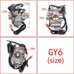 Keihin Carburator with manifold for Honda GY6 125CC GY6-125 GY6-150 CARBURETOR MOTORCYCLE