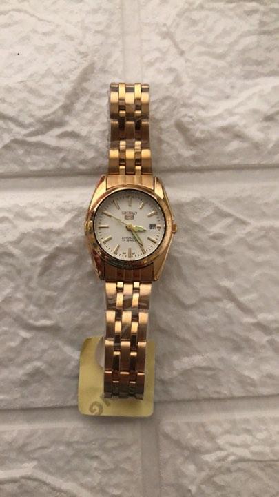 Seiko Watch w/ date Automatic Jewels Stainless Steel for Women