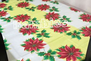 CHRISTMAS ROUND TABLE CLOTH/CIRCLE TABLE CLOTH/GEENA fabric tela po eto