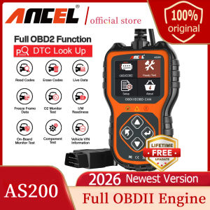 Ancel AS200 OBD2 Automotive Scanner Full OBDII Engine Analyze Code Reader Car Scan Tools Multilingual OBD 2 Car Diagnostic Tool