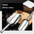 Yuanta ที่ตักน้ำแข็งสแตนเลส ที่ตักข้าวสาร  ที่ตักอเนคประสงค์ มีให้เลือก 3 ขนาด Ice scoop. 
