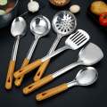 Peralatan Masak / Alat Masak Stainless / Gagang Kayu. 