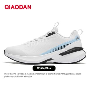 Qiaodan Yuyan 4.0 Lite Men Waterproof Leather Running Shoes 2025 Summer New XM25240247G