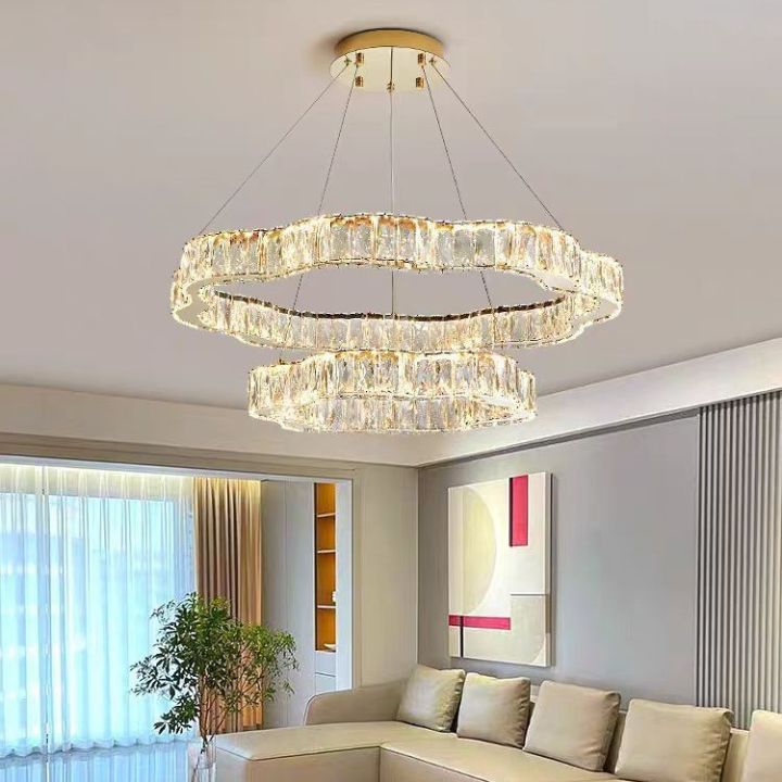 Modern home decor ring led lights pendant light lamps for living room  Chandeliers for dining room hanging light indoor lighting