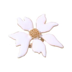 Unique Vintage Geometric Adjustable Flower Rings for Women in Gold and Silver Vibranting Color Daily Use Casual Wear