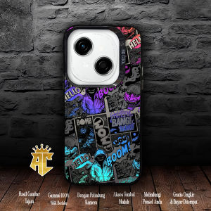 CASE TECNO SPARK GO 1 Softcase HYBRID IMD PLATE POLYCARBONATE HOLOGRAM PREMIUM SO COOL PANIC