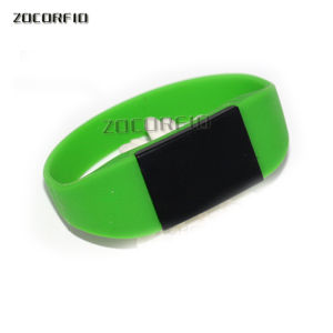 10 Pcs Detachable RFID Smart wristband silicone electronic bracelet wristband Use 25mm tag