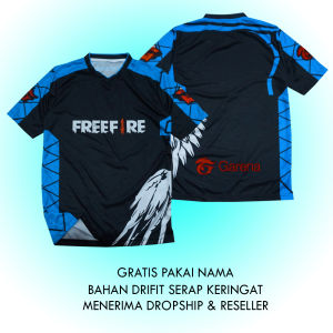 BAJU JERSEY FF ENJEL BISA PAKAI NAMA SENDIRI