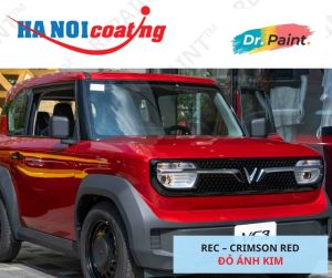 COMBO 2 Bình Sơn Xóa Vết Xước xe Ô tô VINFAST VF3 màu ĐỎ ÁNH KIM mã màu REC – CRIMSON RED chính hãng DR.PAINT Dạng Bình Xịt