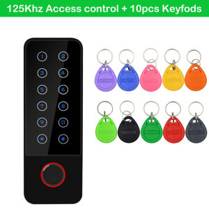 Boland Standalone Metal Wifi Tuya Fingerprint RFID Access Control Keypad Rainproof Digital Panel Wiegand Card Reader Door Lock System