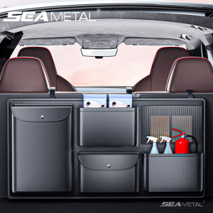 SEAMETAL ถุงเก็บของใน รถยนต์ 90ซม. กระเป๋าจัดเก็บสัมภาระ ถุงเก็บของในรถยนต์