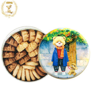 (Noble Snack)(香港进口)Original Imported From Hong Kong Hong Kong Jenny Cookie Smart Bear Handmade Biscuit Four-flavor Mix 320g/4mix Gift for Mid-Autumn Festival Gifts