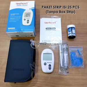 Alat Cek Gula Darah Sinocare Sinoheart Safe-Accu / Safe Accu - Kyomed