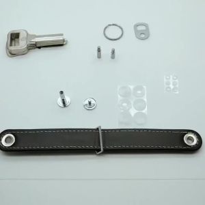 Car Key Pouch Bag Case Wallet Holder Chain Key Wallet Ring Collector Housekeeper Pocket Key Organizer Smart Leather Keychain