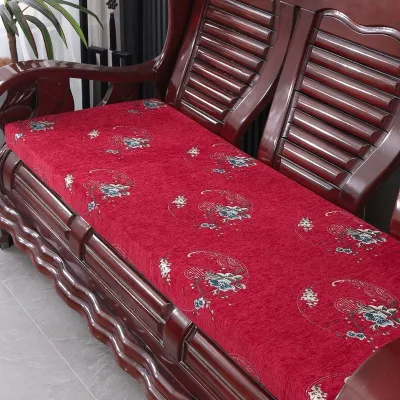 Solid Wood Sofa Cushion Anti-slip Chinese Chair Cushion Removable Washable Thickened Sponge Cushion
