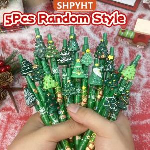 [COD] SHPYHT SPORTS 5Pcs Christmas Gel Pen Student Prizes Cartoon Christmas Tree Santa Claus Snowman Gel Pen Creative Student Stationery Gift