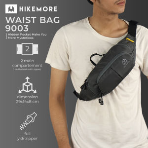 BISA COD / BAYAR DI TEMPAT || Tas Selempang Pinggang Pria Hikemore 9003 Waist Bag Terbaru
