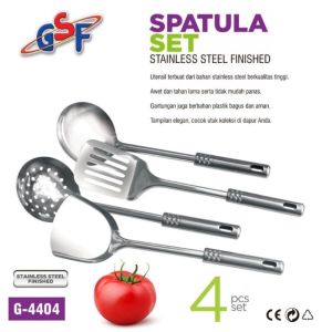 Alat Masak Spatula Stainless Steel Set 4 Pcs GSF-4404  | Sutil Sodet