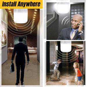 【BUY 1 TAKE 1】Radar Sensor Light Bulb 5W/12W/18W/28W Motion Sensor Light Bulb E27 Screw Port Sound And Light Control Radar Infrared Human Body Induction Light Home Stairs Corridor Aisle Bulb Aulis